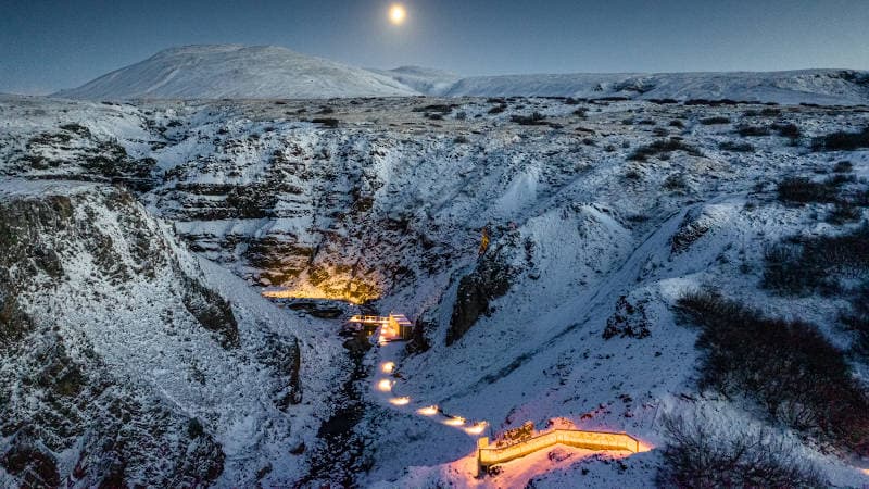 Silver Circle Small Group Day Tour | Canyon Baths, Waterfalls & Sagas
