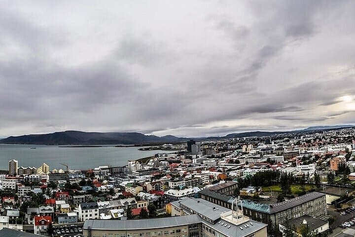 A Flashing Heli Ride: Reykjavik City And Mount Esja with landing