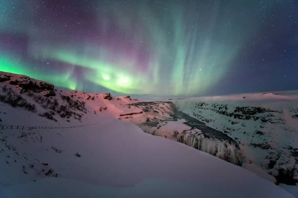 Private Combo 2in1 tour Golden Circle - Northern light hunt 12h 