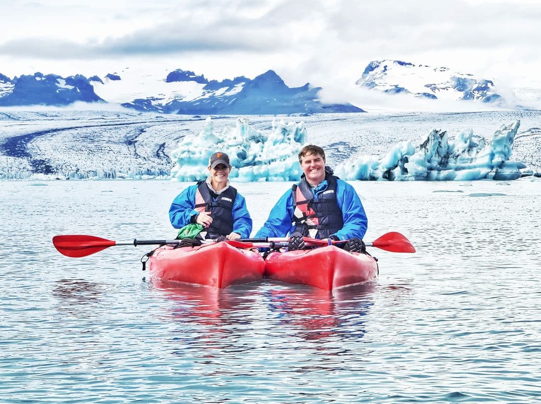 Kayaking at The Glacier Lagoon 