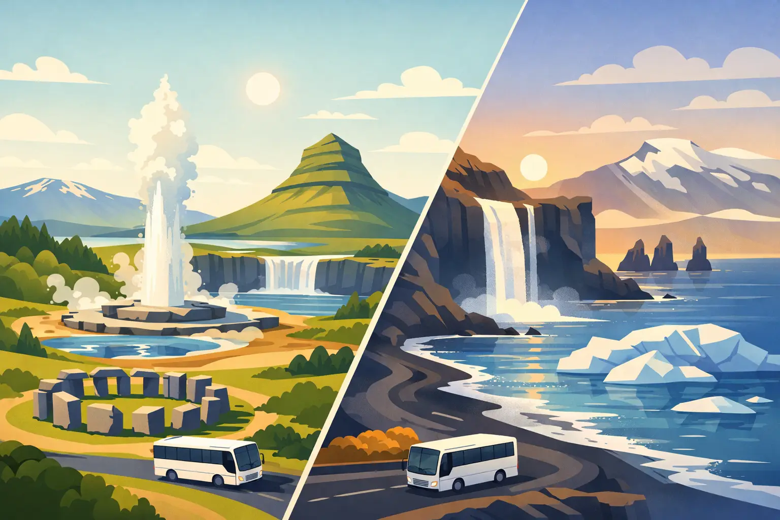 Gullhringur vs suðurstrandarferð