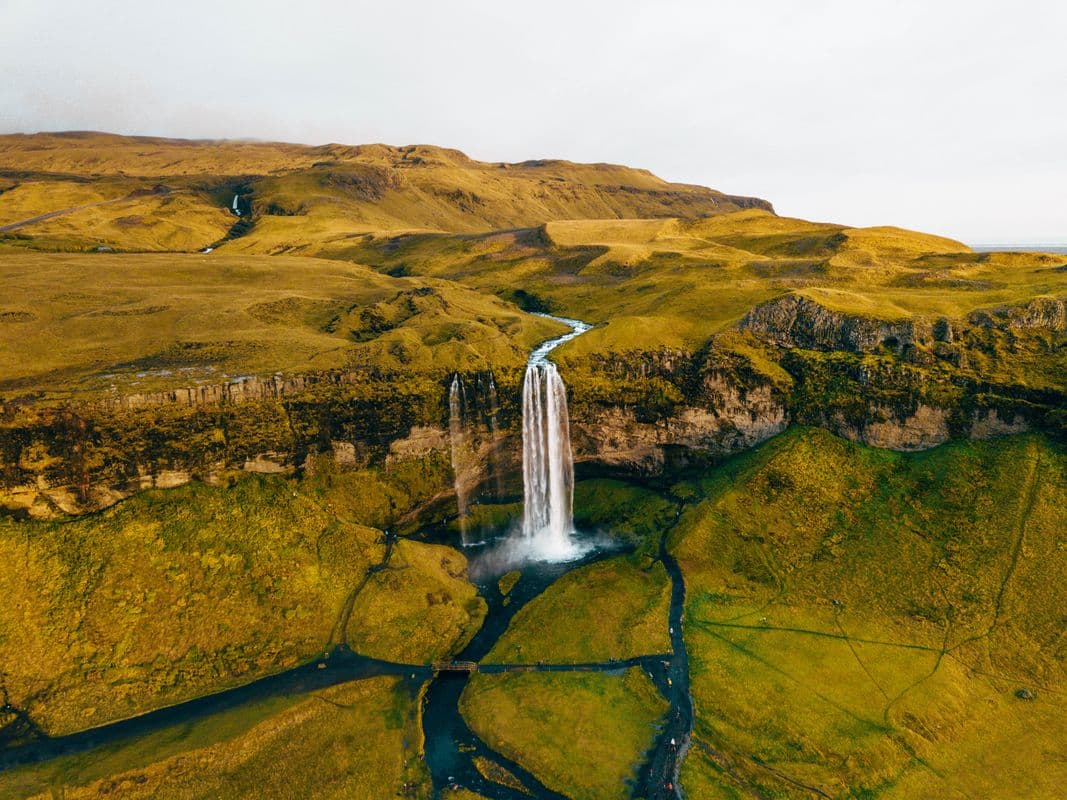 Private South Coast Fire & Ice: Lava Show & Glacier Viewpoint | Private Day Tour
