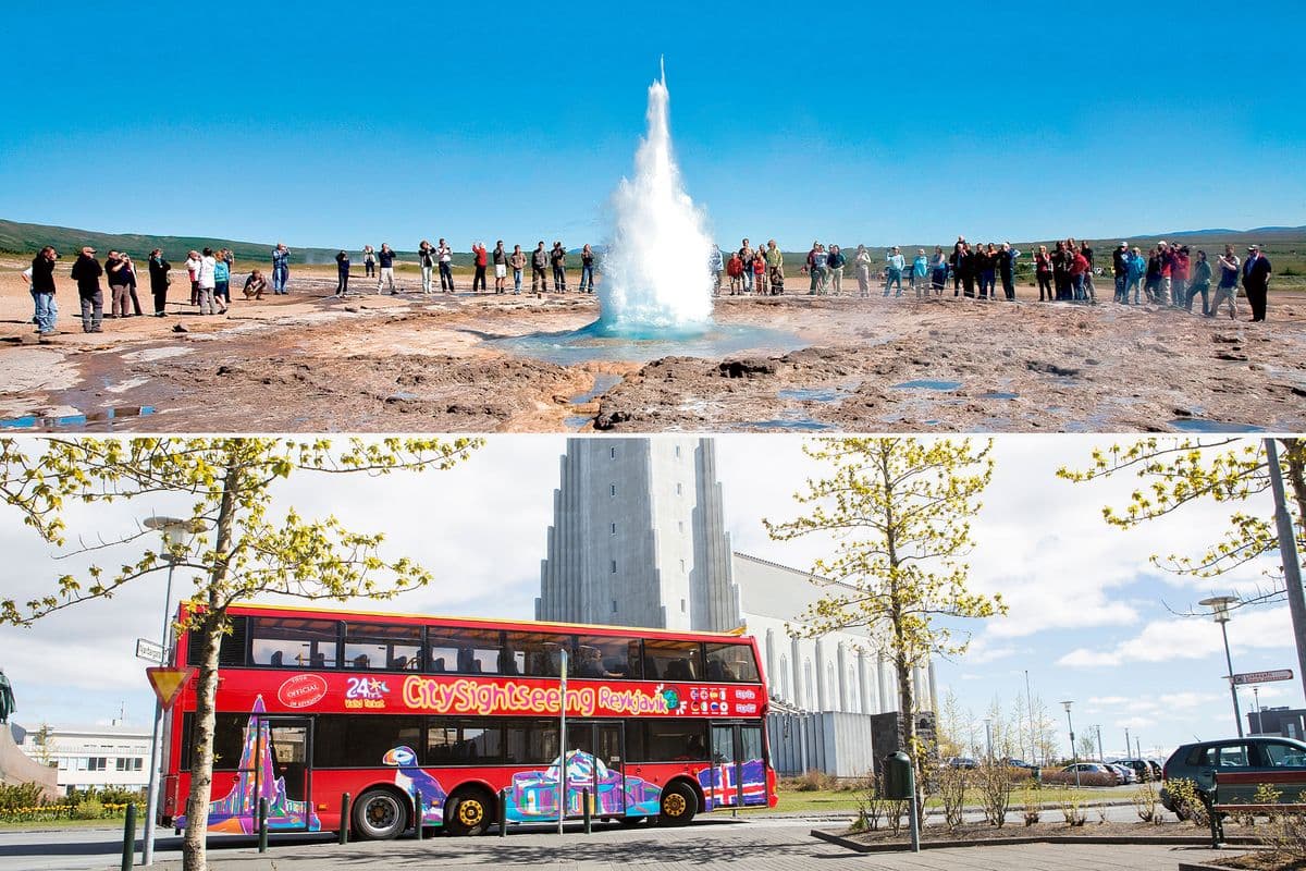 The Golden Circle & Hop On - Hop Off Combo Deal