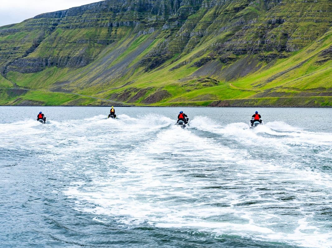 Private Jet Ski Tour to Hvammsvík Hot Springs