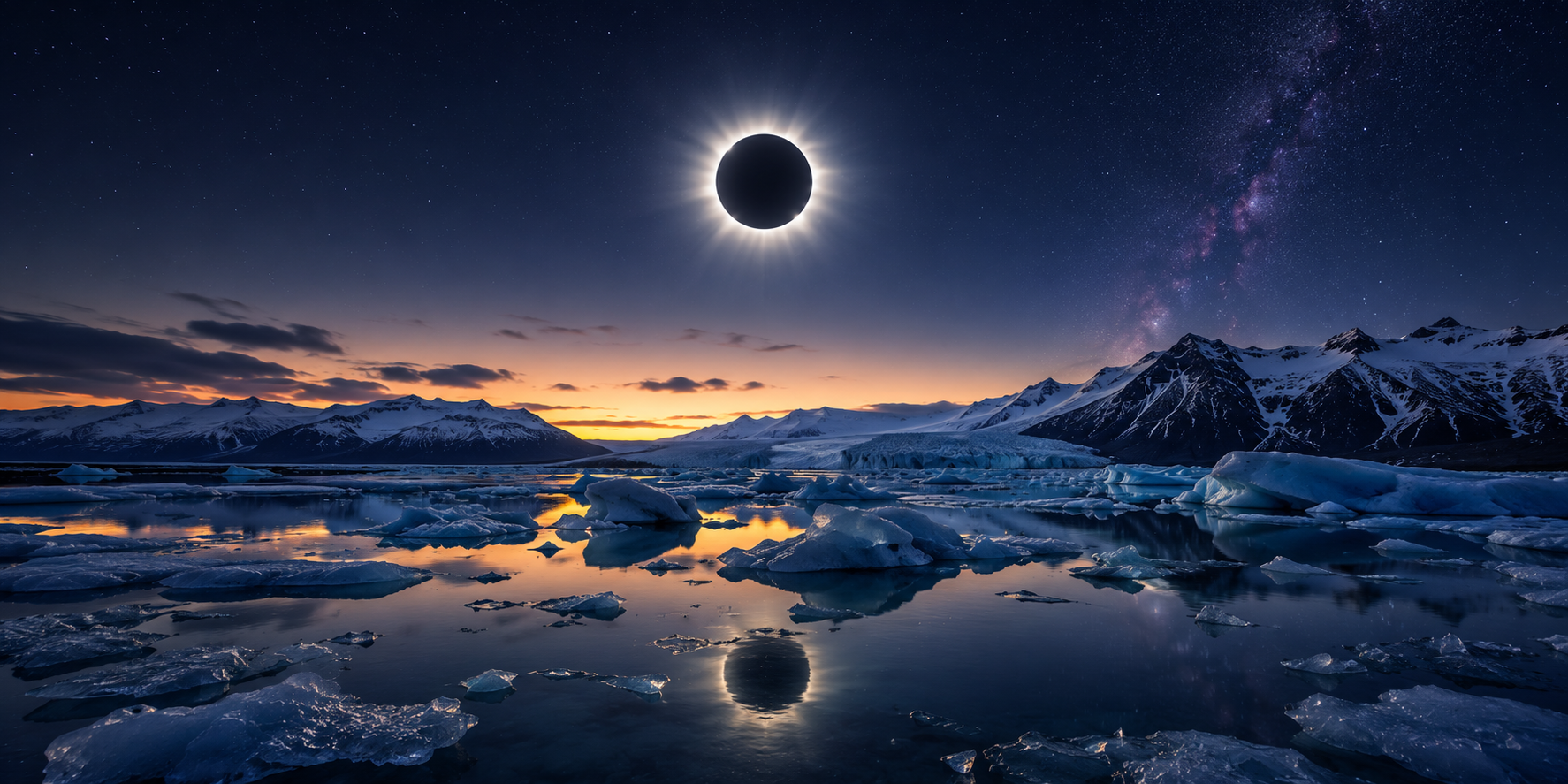 Solar eclipse Iceland